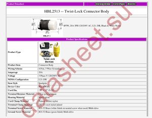 HBL2513 datasheet  